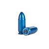 A-Zoom 9mm Luger Snap Caps provide safe training, function testing, and decocking without damage; CNC machined aluminum ensures durability and longevity.