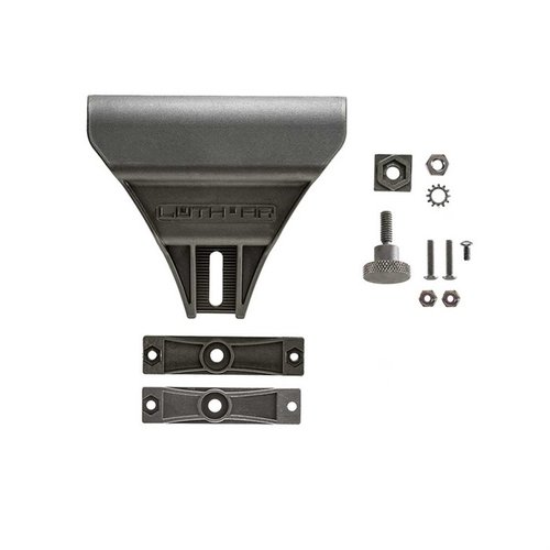 Enhance your MBA-2 or MBA-4 stock with the Luth-AR Cheek Plate Assembly, featuring durable components for adjustable rise and improved shooting comfort.