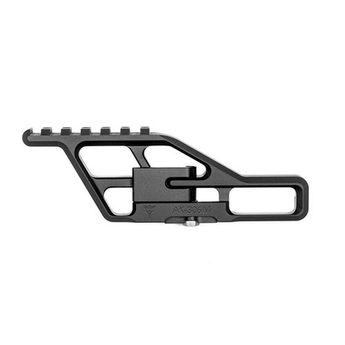 Securely mount tactical optics on Yugo AK rifles with lightweight 6061 T6 aluminum, adjustable height, and a low-profile design for optimal eye relief.