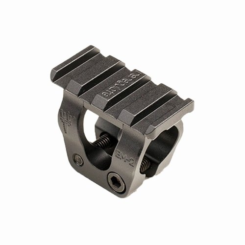 The RS Regulate BM-2 AK-47/Yugo Barrel Mount offers a lightweight, secure solution for attaching weaponlights or lasers, fitting .66" O.D. barrels with 360° positioning.