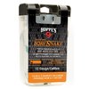 The HOPPES Shotgun Bore Snake offers quick, effective bore cleaning with a built-in brush, is washable, reusable, and conveniently stores in a 'den' case.