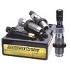 The Redding Premium Handgun Die Set features a Titanium Carbide-sizing die, a TiN-coated expander for durability, and a precise seating die for optimal bullet alignment.