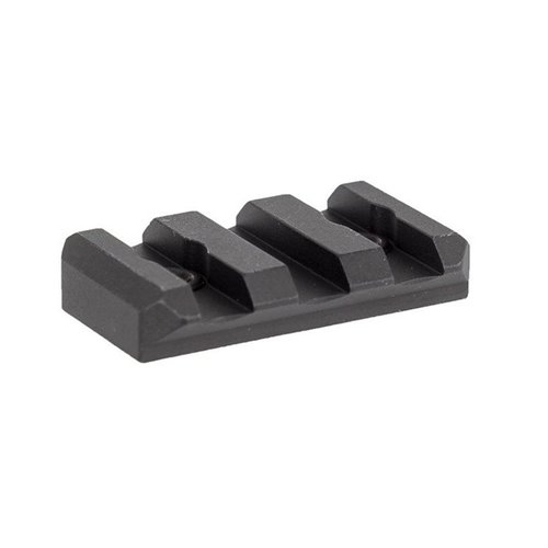 The Arisaka Low Profile Picatinny Rail offers a sleek design, reducing height by 40%, with 5 slots for accessories, made from lightweight 6061 T-6 Aluminum.