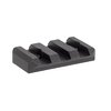 The Arisaka Low Profile Picatinny Rail offers a sleek design, reducing height by 40%, with 5 slots for accessories, made from lightweight 6061 T-6 Aluminum.