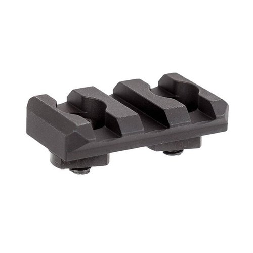 The Arisaka Low Profile Picatinny Rail offers a sleek design, reducing height by 40%, with 5 slots for accessories, made from durable 6061 T-6 Aluminum.