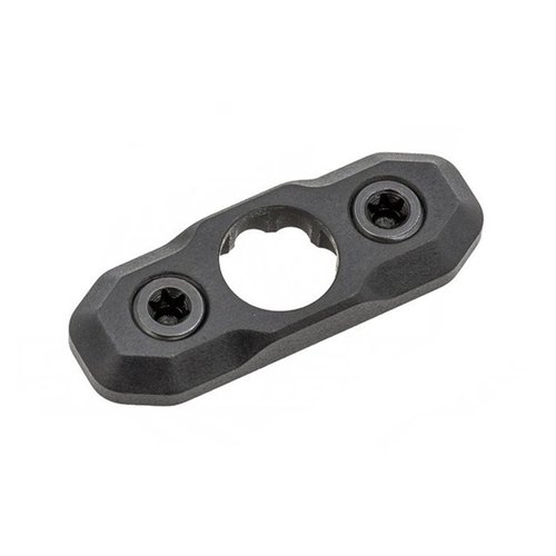 The Arisaka QD Mount for KeyMod offers a low-profile, sturdy QD sling attachment with 8 positioning options, crafted from durable 7075 Aluminum.