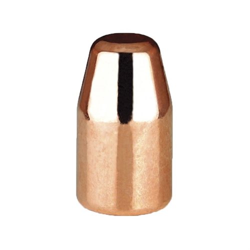 Berry's Superior Plated 38/357 Caliber Bullets offer precision, affordability, and reduced barrel fouling, withstanding velocities up to 1250 fps for reliable performance.