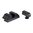 NIGHT FISION GLOCK 17/19/33/46 YELLOW FRONT & CLEAR U NOTCH REAR