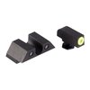 Experience unmatched visibility with Night Fision's Perfect Dot Tritium Night Sights for Glock, featuring 30% more Tritium for superior brightness in all lighting.