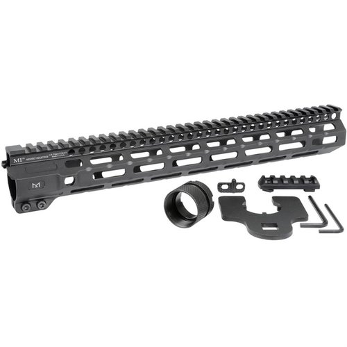 The Midwest Industries Combat M-LOK Handguard offers a free-float design, seven M-LOK attachment points, and a continuous Picatinny rail for optimal customization.