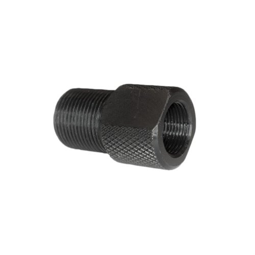 Easily convert your 1/2"-28 muzzle to fit 5/8"-24 devices with GrovTec's durable steel Thread Protector Converter for versatile suppressor use.