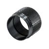 Protect your muzzle threads with the GrovTec Muzzle Thread Protector, featuring a knurled grip for easy installation and a sleek look, all in durable steel.