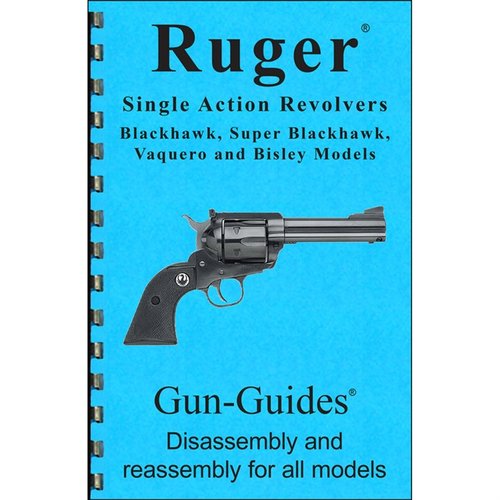 The Ruger Single Action Revolver Assembly and Disassembly Guide features high-res photos, detailed schematics, and insider tips for maintaining your revolver.
