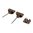 TANGODOWN VICKER TACTICAL GRIP PLUG/TOOL, GLOCK TAN, GEN 4