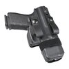 The Morrigan IWB Holster offers slim, comfortable concealment with adjustable retention, ambidextrous design, and a full-height body shield for maximum protection.