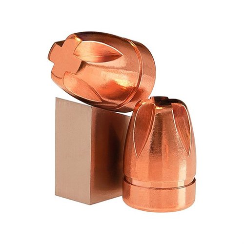 Experience deep, straight penetration with the 380 AUTO Xtreme Penetrator bullets, featuring solid Copper/Brass construction and a permanent wound cavity 2-4x larger than standard bullets.