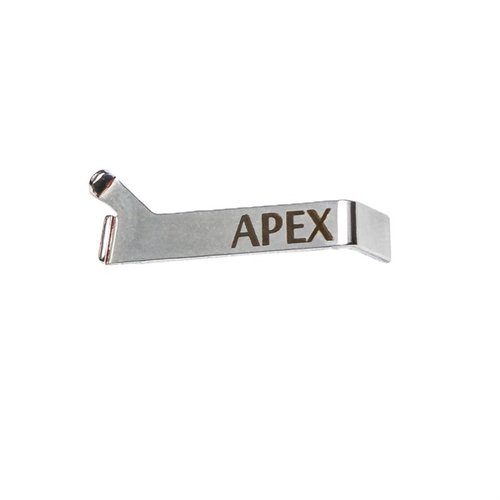 Enhance your Glock® with the Apex Performance Connector, reducing trigger pull weight by 1 lb. Compatible with most models, excluding 42 and 43.