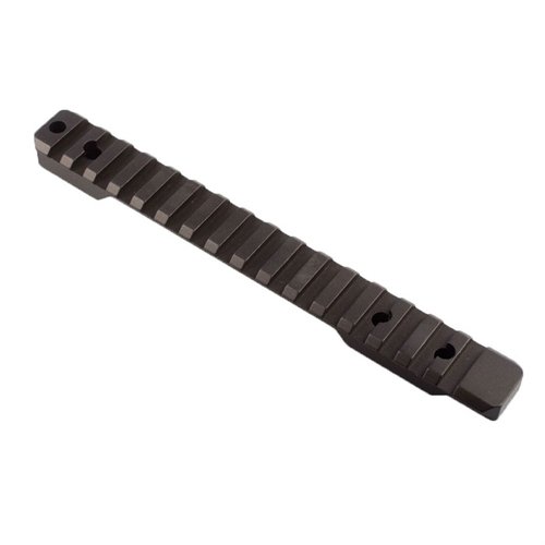 The TALLEY Picatinny Base for Savage rifles features a durable aluminum construction, allowing flexible scope mounting with multiple slots and compatibility with Picatinny and Weaver rings.