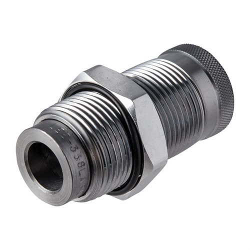 The Lee Precision 338 Lapua Rifle Factory Crimp Die ensures a firm crimp for improved accuracy, fitting 7/8"-14 reloading presses and enhancing bullet stability.