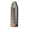 The Lee Precision 8mm (0.329") 205gr Round Nose Double Cavity Mold features CNC machined cavities for precision, aluminum construction for durability, and includes handles.