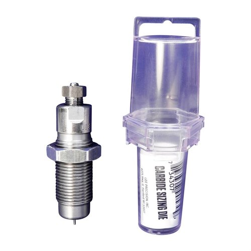 Lee Undersized Carbide Sizing Dies, .003" smaller than standard dies, ensure precise sizing for 38 Special and 357 Magnum cartridges, enhancing reloading accuracy.