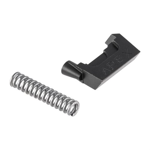 Enhance your Glock's reliability with the Apex Failure Resistant Extractor, featuring robust geometry and aerospace-grade stainless steel for consistent extraction.