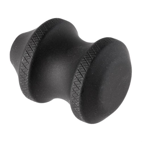The AREA 419 Bolt Knob features a finger groove for quick manipulation, made from durable 6061-T6 aluminum, ensuring smooth operation for precision rifles.