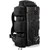 The Eberlestock UpRanger Pack features a durable polycarbonate design, easy access to gear, customizable interior, and side pockets for efficient shooting setups.