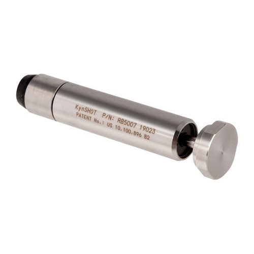 The Kynshot Hydraulic Recoil Buffer for 9mm AR-15s reduces recoil, enhances accuracy, and ensures smoother cycling for a more enjoyable shooting experience.
