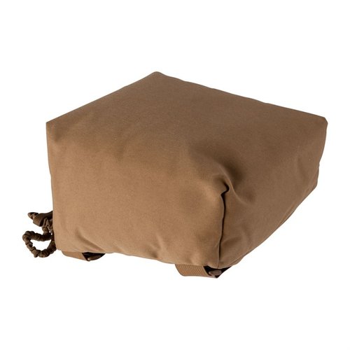 The Armageddon Gear Large Fat Bag is ultralight at 11oz, offers versatile support with a Cordura shell, and features quick attachment with Milspec Velcro.