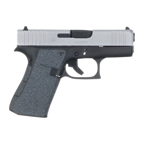Enhance your Glock 43X/48 with TALON Grips, featuring full side panel coverage, backstrap support, and thumb rest relief for superior control and comfort.
