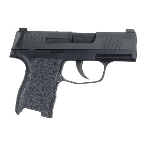 Enhance your Sig Sauer P365 with TALON Grips, featuring full side panel coverage, thumb rest support, and complete protection under the trigger guard and backstrap.