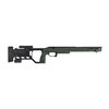 The KRG Whiskey-3 Chassis offers precise aluminum bedding, tool-less adjustments, and modular grip panels for a custom fit, enhancing your Tikka T3x shooting experience.