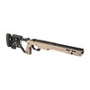 The KRG Whiskey-3 Chassis offers precise aluminum bedding, tool-less adjustments, and modular grip panels for a custom fit, enhancing your Tikka T3x experience.