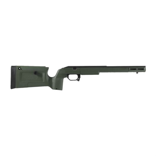 The Kinetic Research Group Bravo Chassis for Tikka T3X offers comfort, modularity, AICS mag compatibility, and a lightweight design for precision shooting.