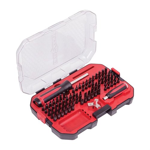 The Real Avid Smart Drive 90 features a magnetic bit holder, rubber grip, jeweler's spin top, 360° LED light, and Force Assist for effortless screw handling.