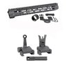 Enhance your AR with Midwest Industries' 14" Slim Line Handguard featuring M-LOK points and integrated Flip-Up Combat Sights for optimal accuracy and versatility.
