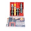 The LEE Precision Pacesetter 3-Die Set includes a Full Length Sizing Die, Bullet Seating Die, and Factory Crimp Die, perfect for precise reloading on any 7/8"-14 press.