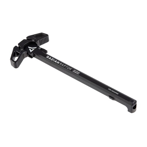 Upgrade your AR-15 with the Radian Weapons Ambidextrous Raptor Charging Handle and Talon Safety, featuring durable 7075 aluminum and versatile throw options.