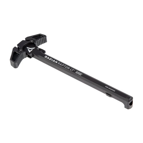 Enhance your AR-15 with the Radian Weapons Raptor-LT ambidextrous charging handle and Talon safety selector, offering durability and adjustable throw options.