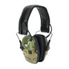 The Howard Leight Impact Sport Electronic Earmuffs provide lightweight hearing protection, amplify ambient sounds, and feature AUX input for audio connectivity.