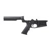 The Aero Precision M5 .308 Complete Lower Receiver features an integrated trigger guard, threaded components, and works with standard AR 308 parts for custom builds.