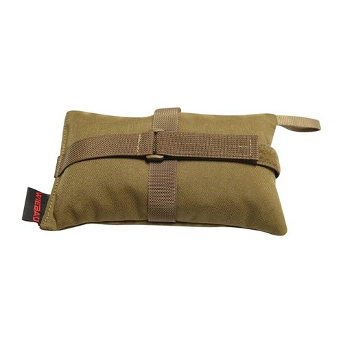 The WieBad Berry Bag offers stability for your rifle, durable 1000D Cordura Nylon, water-resistant polypellet fill, and secure attachment straps for optimal shooting.