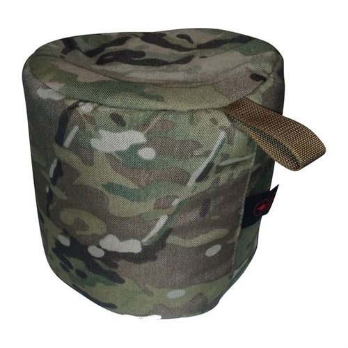 The WieBad Mini Range Cube Bag offers a versatile four-sided rest with elevation options, ideal for benchrest shooting and off-road use.