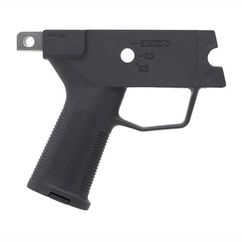 The Magpul SL Grip Module enhances HK94/93/91/MP5 control with a non-slip texture, optimized grip angle, and compatibility with MIAD/MOE Storage Cores.