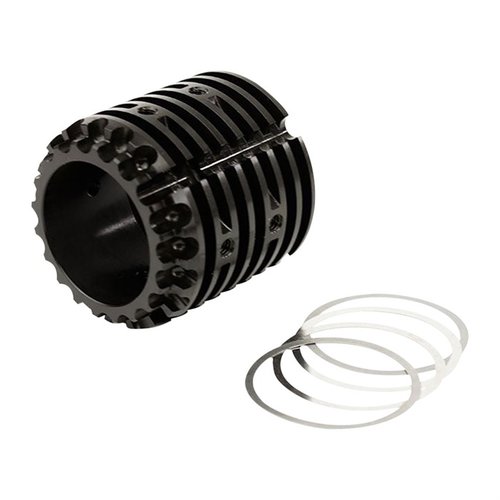 Connect Aero Precision M5 Enhanced Handguards to DMPS upper receivers with this durable M5E1 Handguard Barrel Nut, featuring 5 shims for precise gas tube alignment.