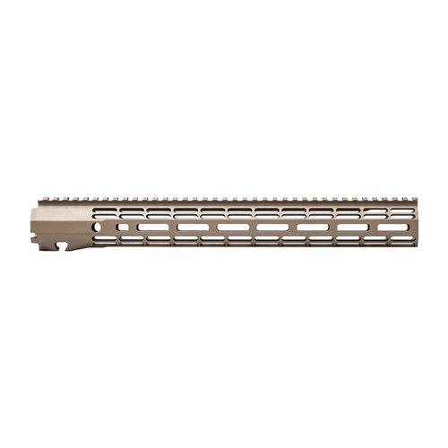 The ATLAS R-ONE 15" M-LOK Handguard offers lightweight construction, a durable ATLAS attachment system, and compatibility with mil-spec AR-15 uppers for optimal performance.