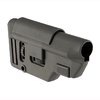 The B5 Systems Collapsible Precision Stock offers adjustable length, solid mounting for accuracy, ambidextrous sling attachment, and M-LOK compatibility.
