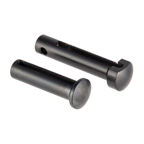 Elevate your AR-15 with Mean Arms Titanium Takedown & Pivot Pins, featuring Grade 5 titanium strength, TiCN black coating, and easy installation!