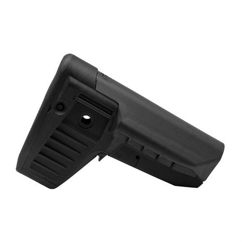 The BCMGUNFIGHTER SOPMOD Mod 1 stock offers enhanced cheek weld, snag-free design, ambidextrous sling mounts, quick-detach sockets, and a storage compartment.